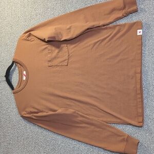 Best Made Co. Long Sleeve Pocket Tee Size XS in  Copper Brown Cotton